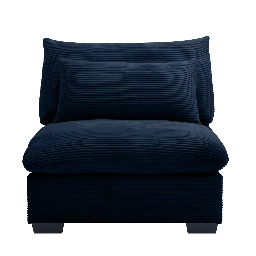 Armless Sofa Flexible Combination 2 Seater 3 Seater 4 Seater Modular ui furniture