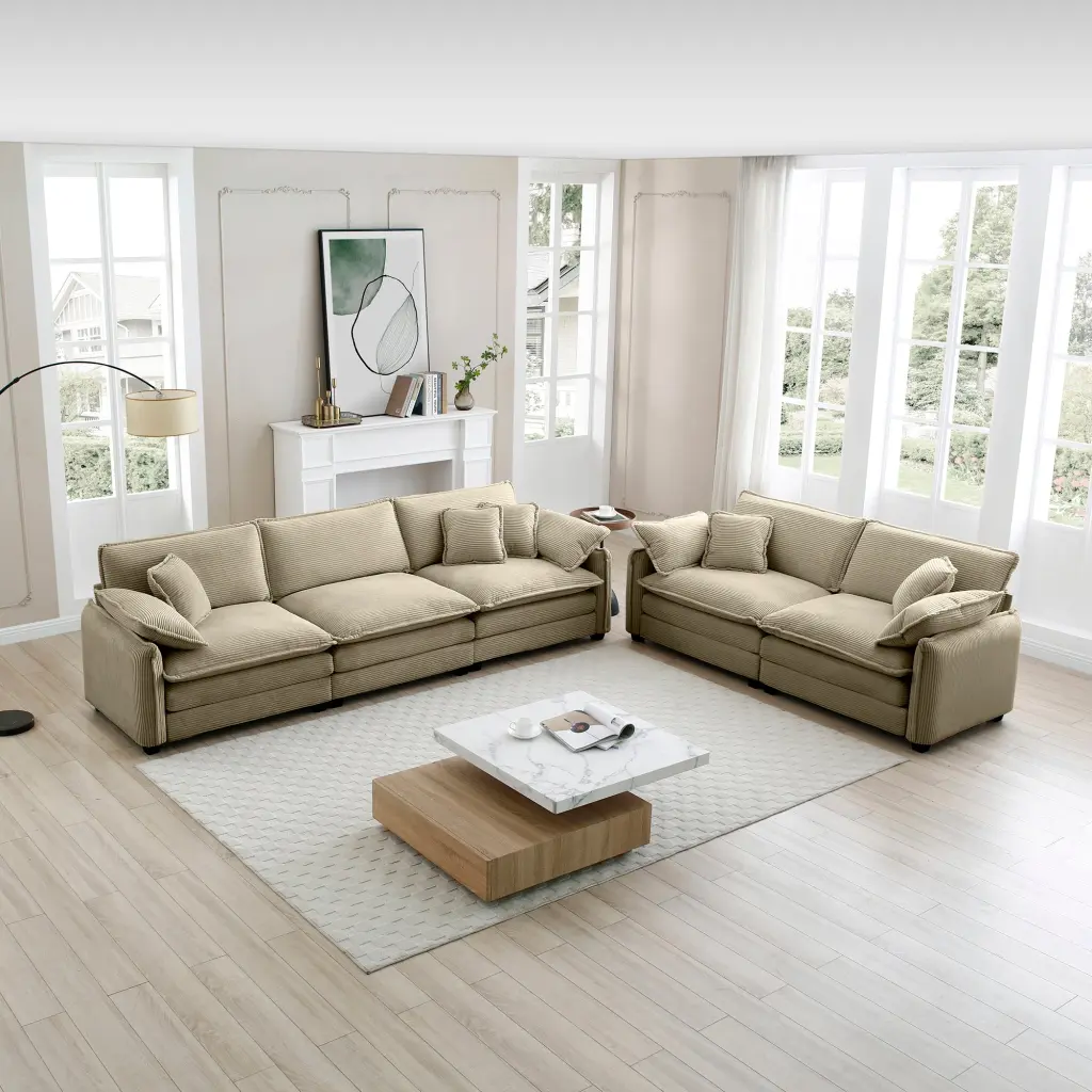 Family Sofa Set Deep Seat Warm Sofa Home Cinema and Living Room ui furniture