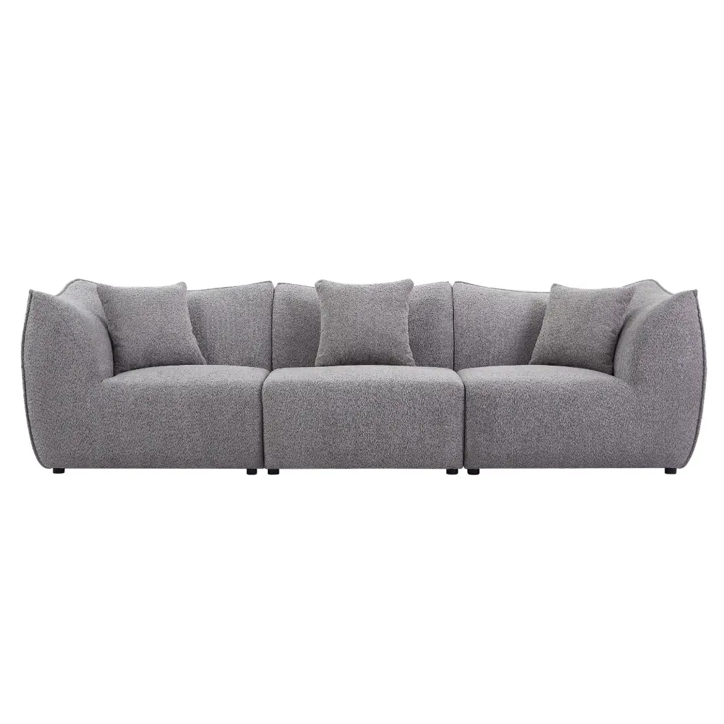 111 Inch Comfy Sofa Couch Deep Seats Modern 3 Seater Living Room justone interior