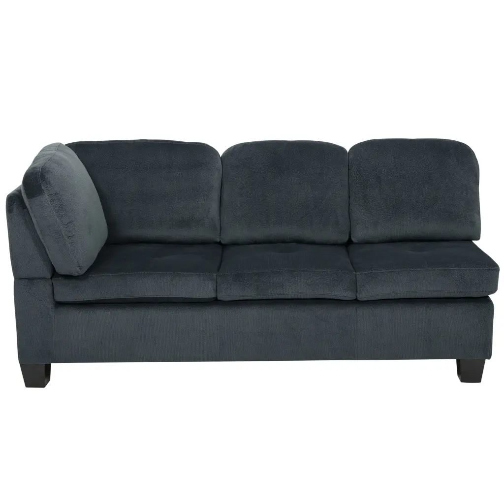 Charcoal Material 6-Seat Sofa Living Room nh-inmax