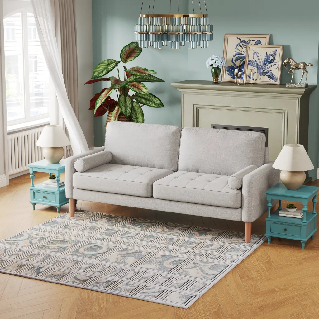 Jos 67.7'' 3 Seater Sofa Couch Living Room Modern Sofa Small Couch wendy-s store