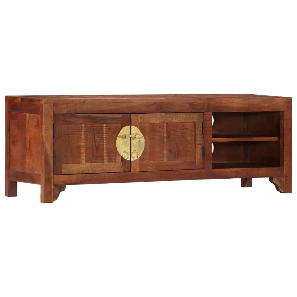 vidaXL 47.2 Inch Solid Wood Acacia TV Stand Living Room