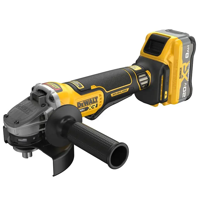 DEWALT 20V MAX XR, Perform & Protect DCG410WW1 Rechargeable Angle Grinder Kit XR POWERPACK, Battery Included, 20 V