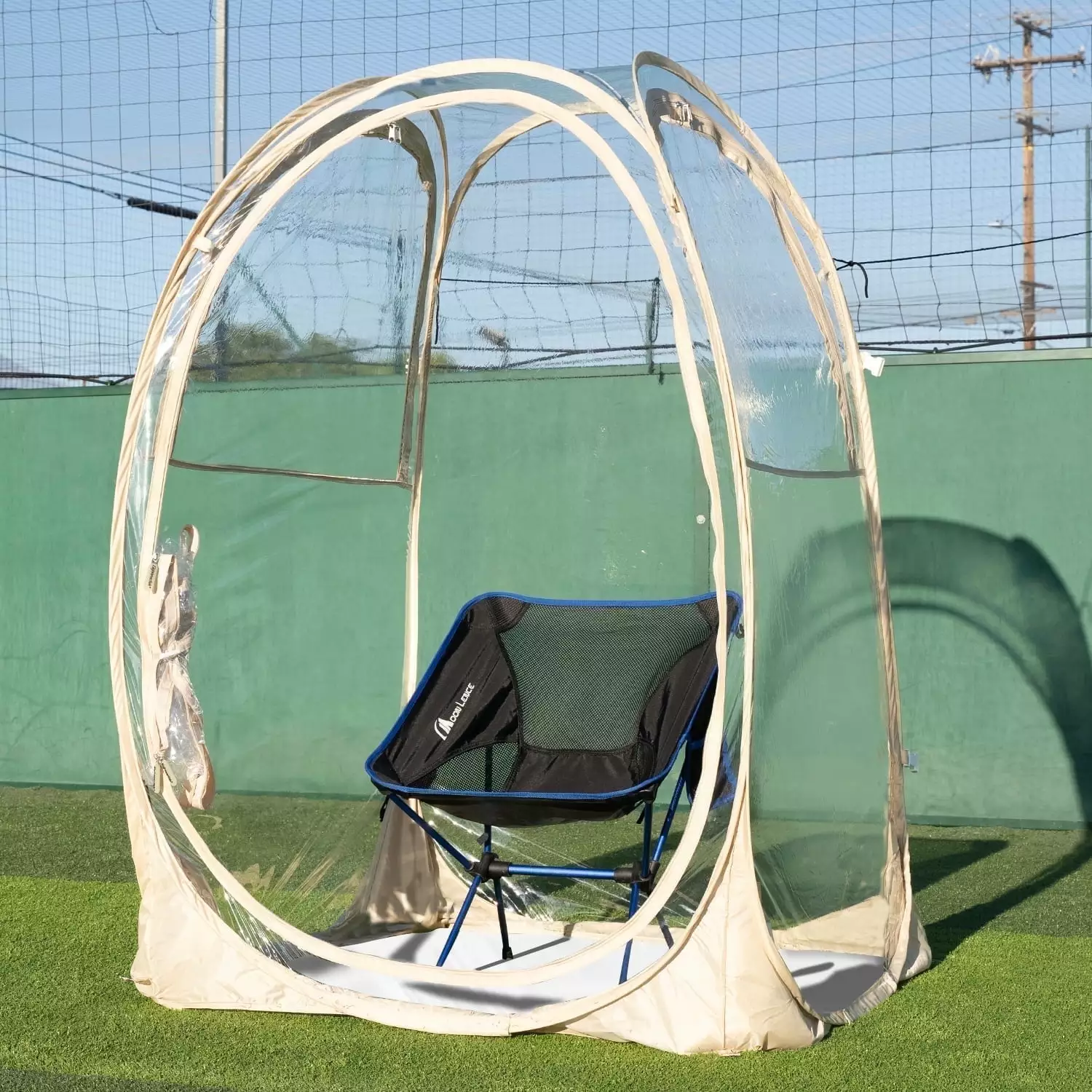 1 Person Weatherproof Bubble Tent Outdoor Sports and Camping 40x40x62h
