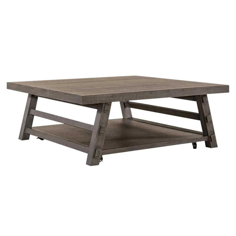 Liberty Furniture Oversized Square Cocktail Table - Modern Living Room Center Table