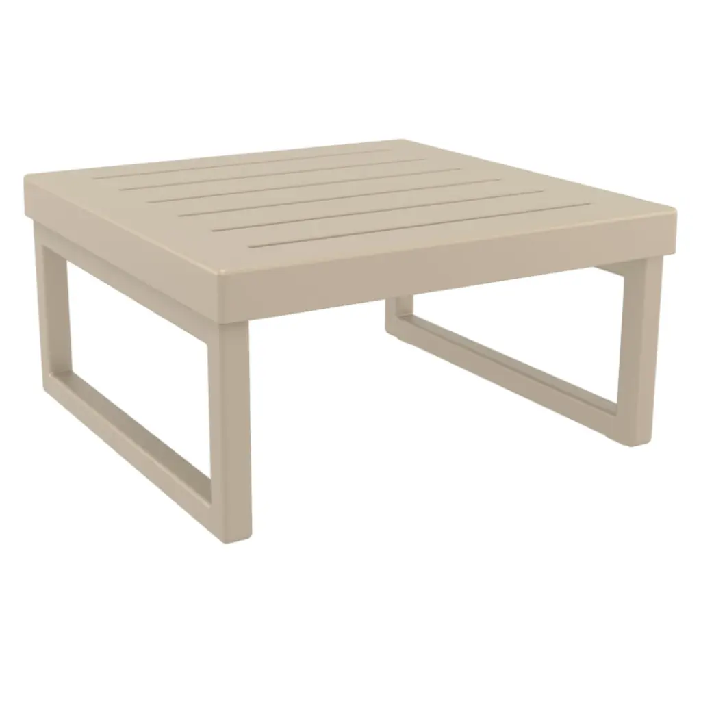 Compamia Mykonos Square Coffee Table Taupe finish