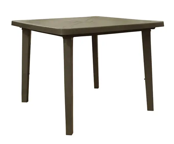 Adams 8170-60-3770 36" Square Dining Table Earth Brown