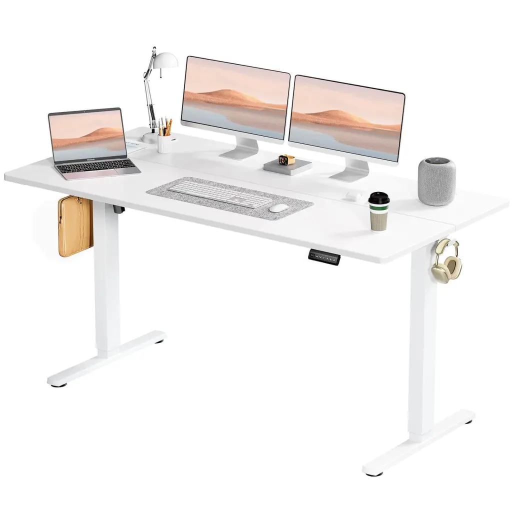 Electric Height Adjustable Standing Desk Comfortable Workstation w2201