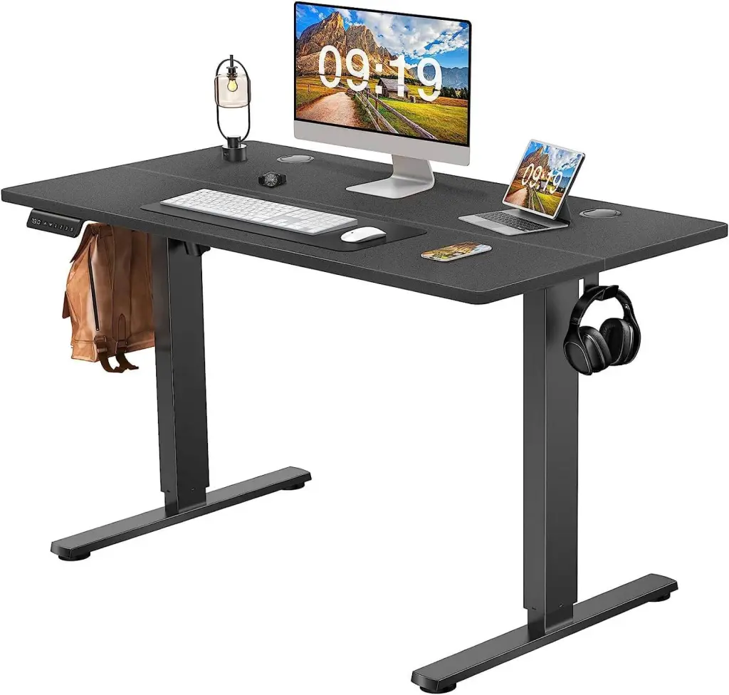 Electric Height Adjustable Standing Desk Comfortable Workstation w2201