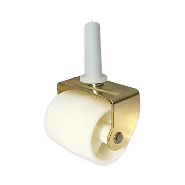 Richelieu 2 Inch White Wheel Stem Caster Smooth Furniture Movement