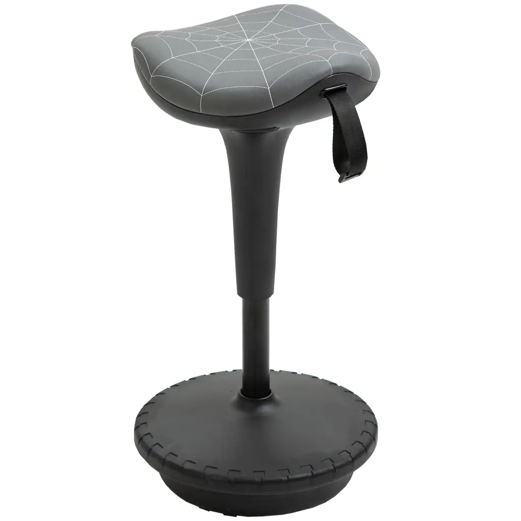 Vinsetto Lift Wobble Stool Standing Chair 360 Swivel and Tilting Balance Office or Home aosom business