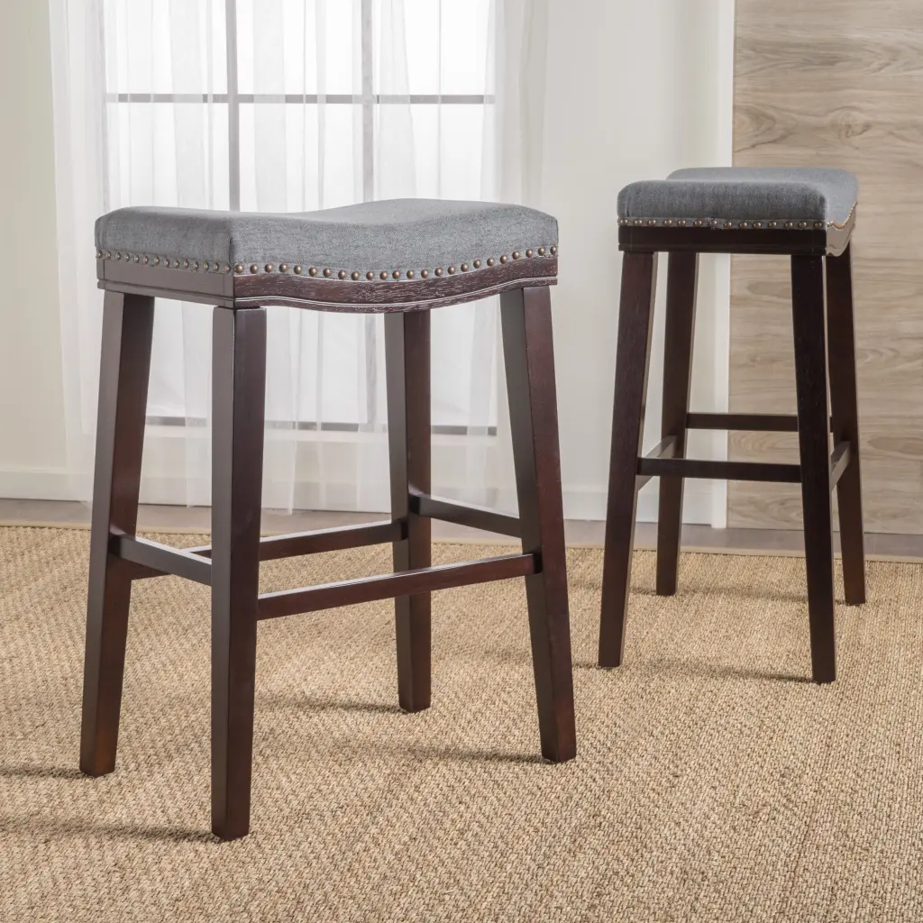 Saddle Stool Charcoal Material Adjustable Height Seat nh-purenest