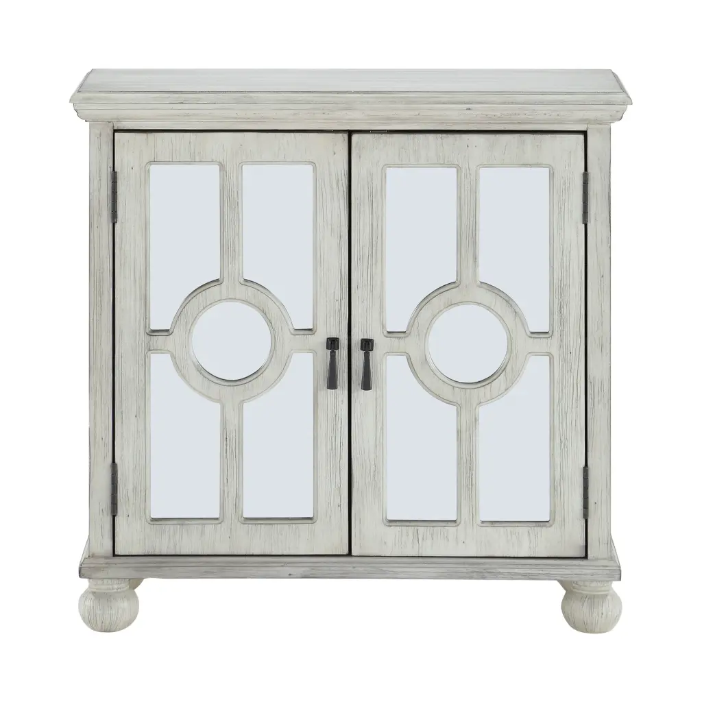 Classic Storage Cabinet Antique White Modern Traditional Accent kanepe