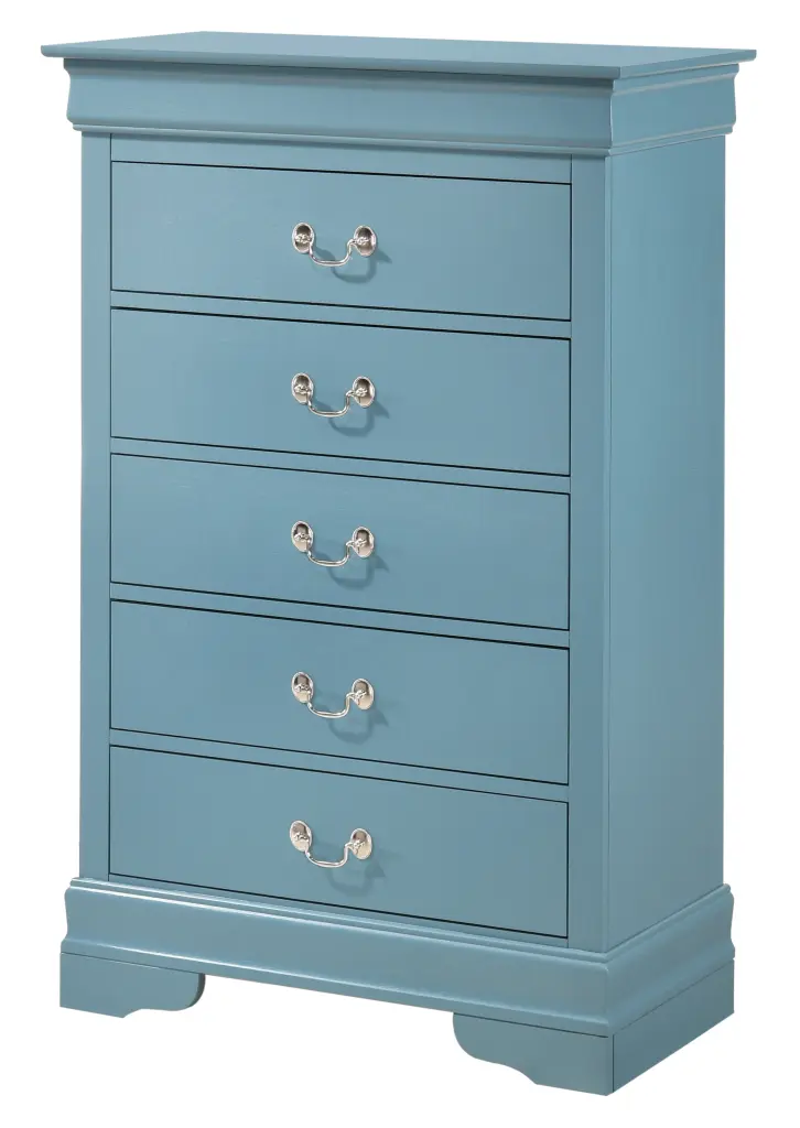 Charming Teal Storage Chest Classic Decor Teal Timber glory furniture