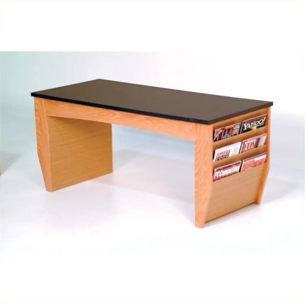 Scranton Co Coffee Table Magazine Pockets Light Oak Living Room
