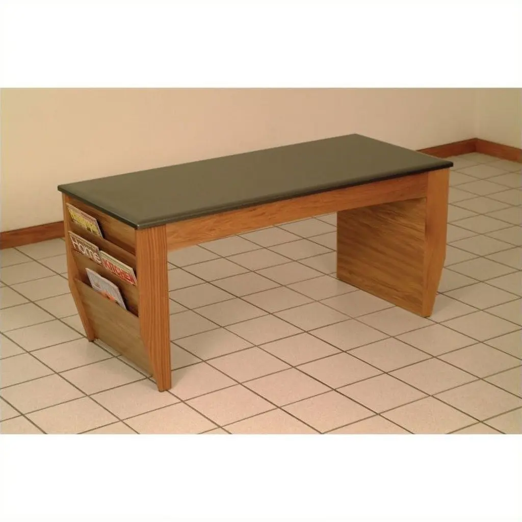 Scranton Co Coffee Table Magazine Pockets Medium Oak Living Room