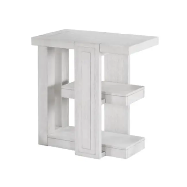 Dover 50 Wide Rectangle Cocktail Table Storage Shelves Sunset Trading