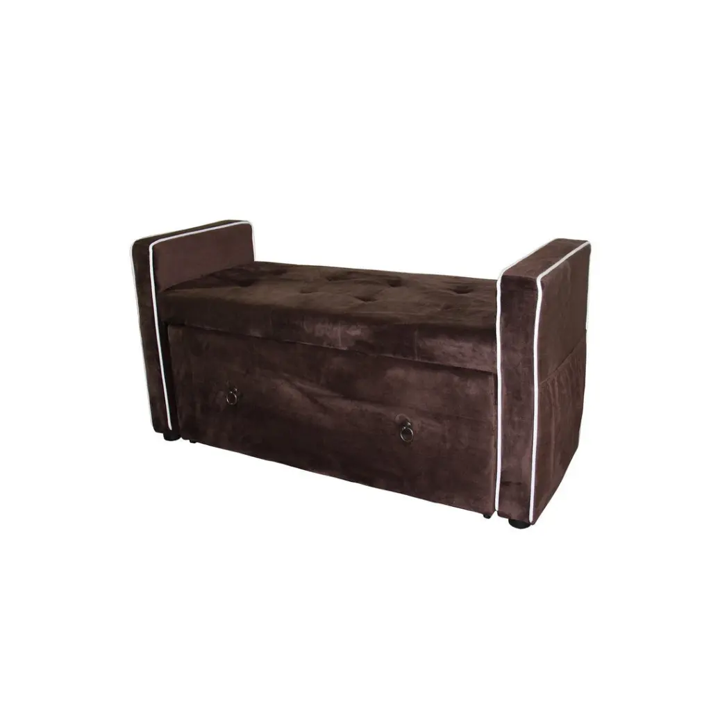 22 Inch Shoe Storage Bench Brown Suede Brown Wood Entryway Bench Storage california home