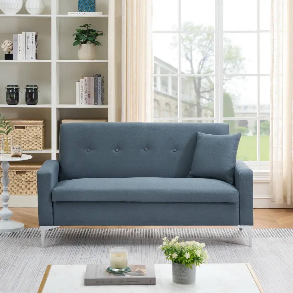 Multi Practical Storage Cozy Double Sofa Living Room fan chen furniture