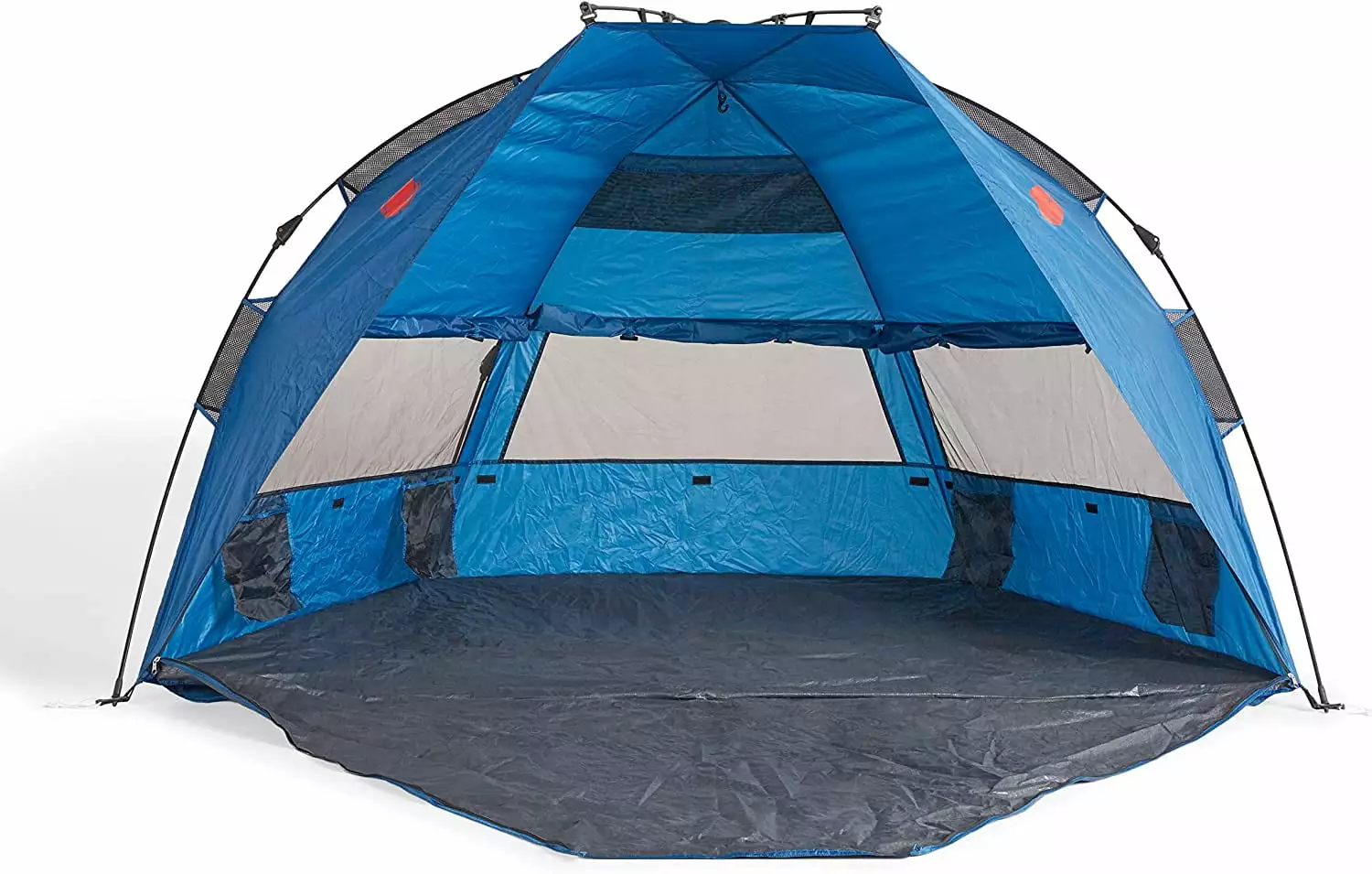 OMNICORE DESIGNS SunbusterXL4 Instant 4 Person Easy Set Up Sun Shelter Blue