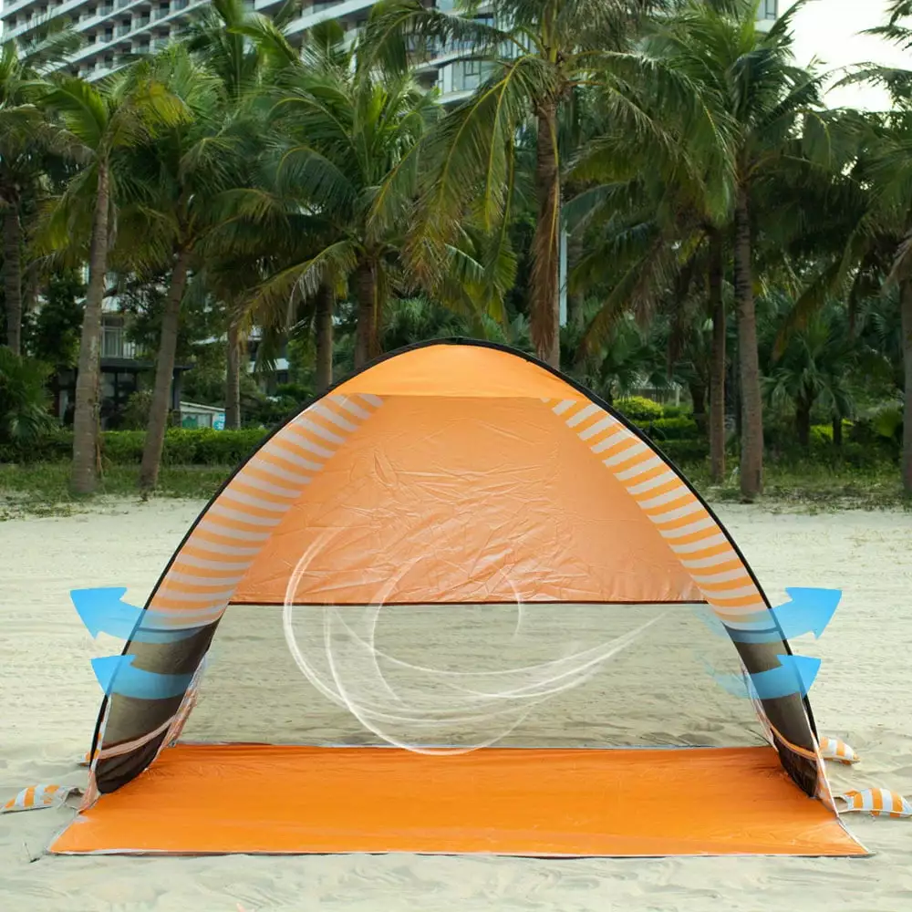 UPF 50+ Easy Pop Up Beach Tent Portable Sun Shelter Outdoor Park and Beach