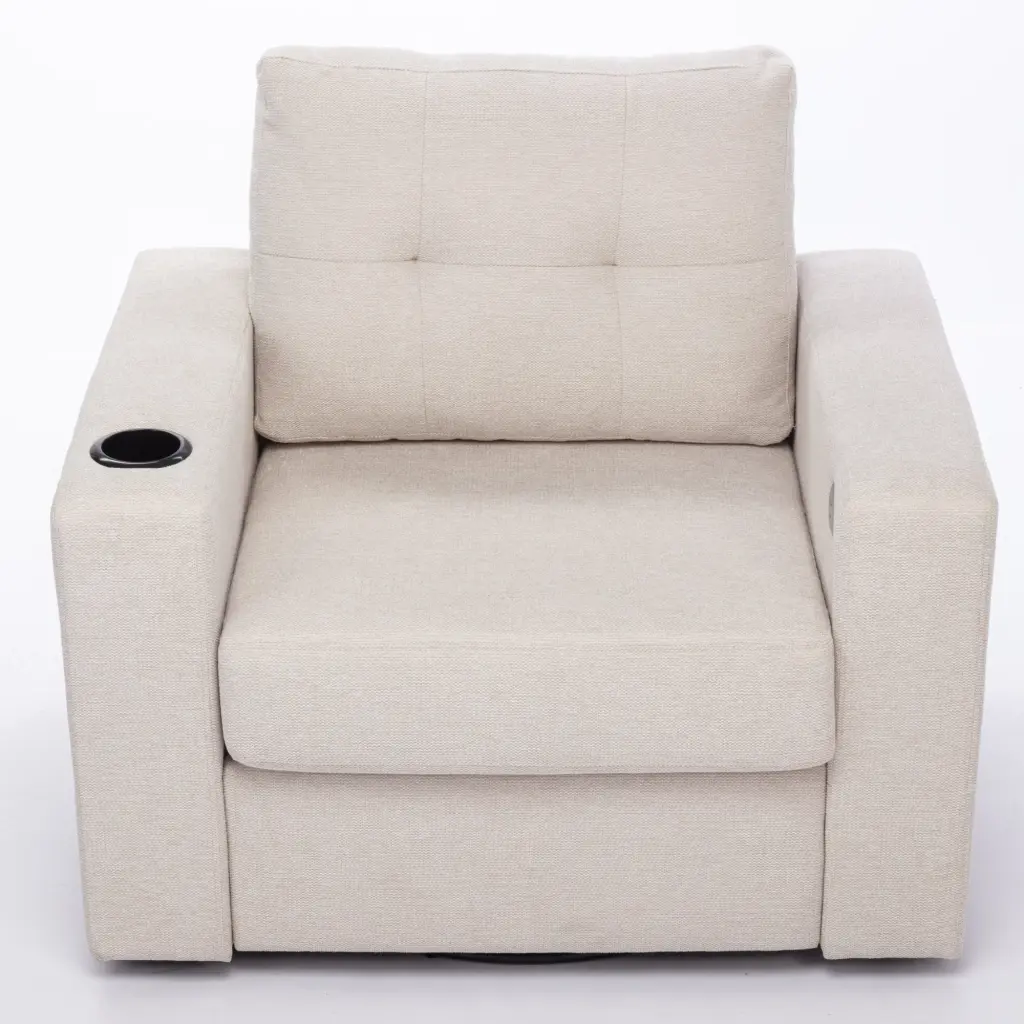 Modern Swivel Accent Sofa Chair Comfort-fit Casual 90 Degree Swivel Sin honghai furniture