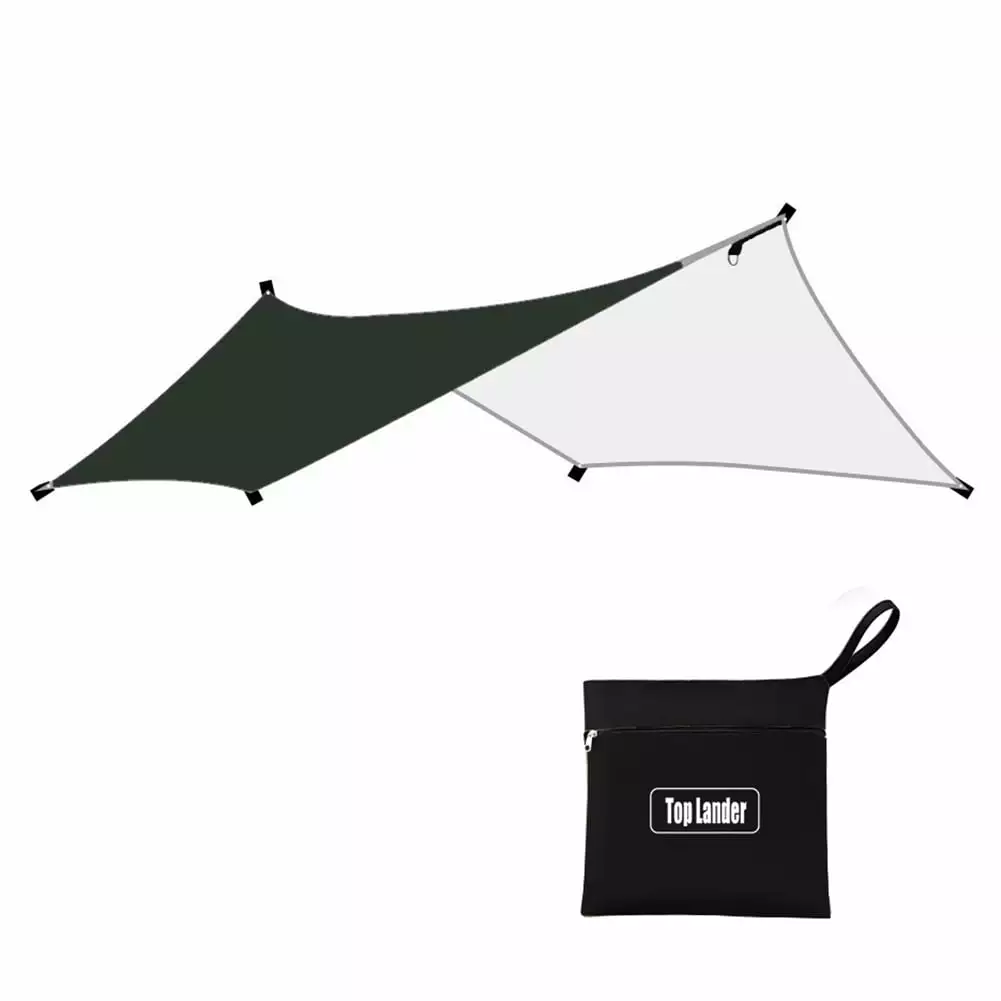 Yucurem 3x4M Waterproof Six Corners Awning Shade Camping Tent Tarp Black Style