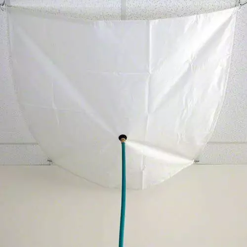 4x4 ft Translucent White Roof Leak Drain Tarp Waterproof Emergency Repair Cover 10