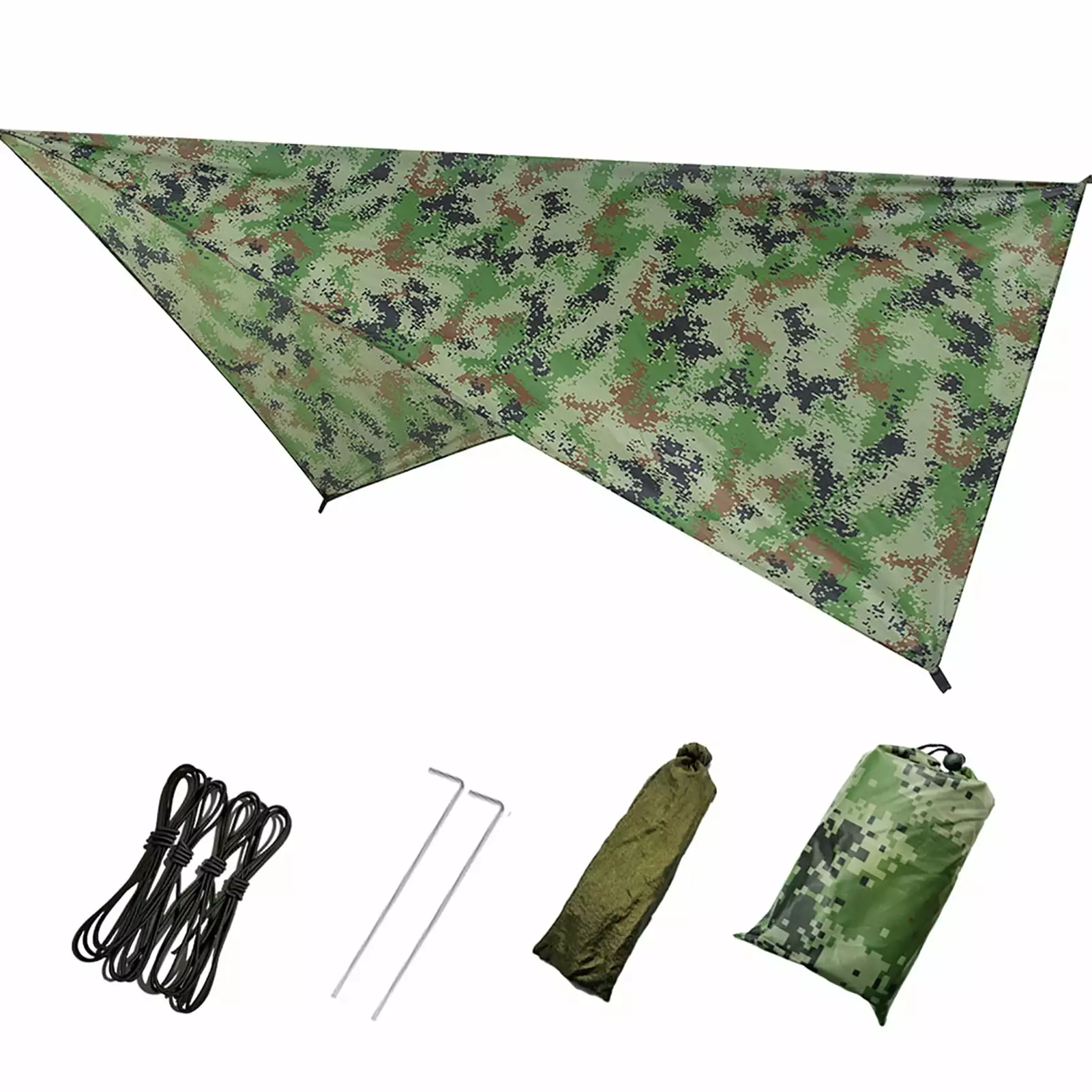 9x9FT Hammock Waterproof Tent TARP Lightweight Backpacking Hammock Shelter