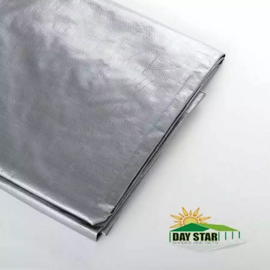 Day Star Shades Heavy Duty Silver Tarp 40x60 ft Outdoor Protection and Covering 12