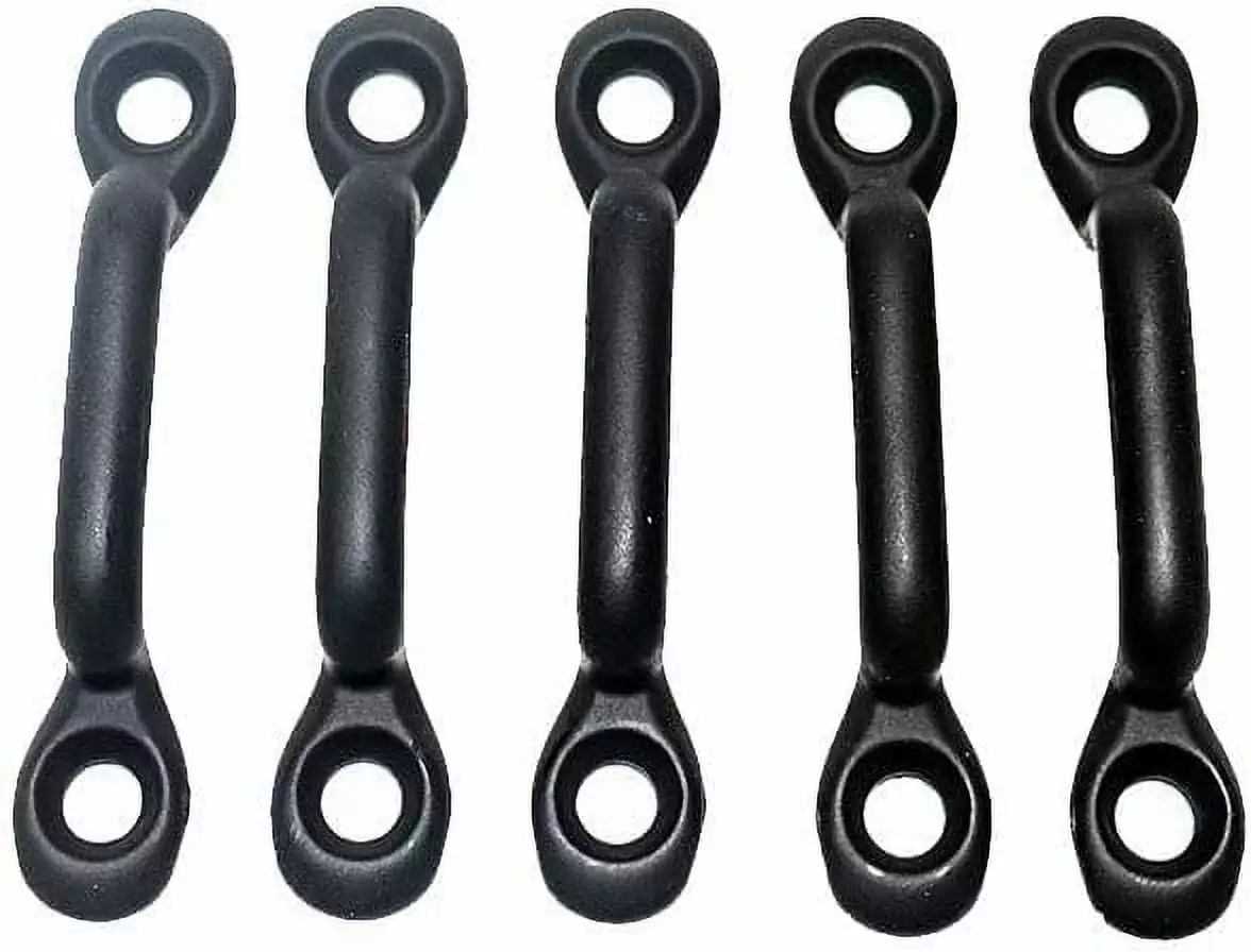 5 Pack Military Canvas Tarp Hook Tie Down Fits M998 Humvee M1102 Strap Black