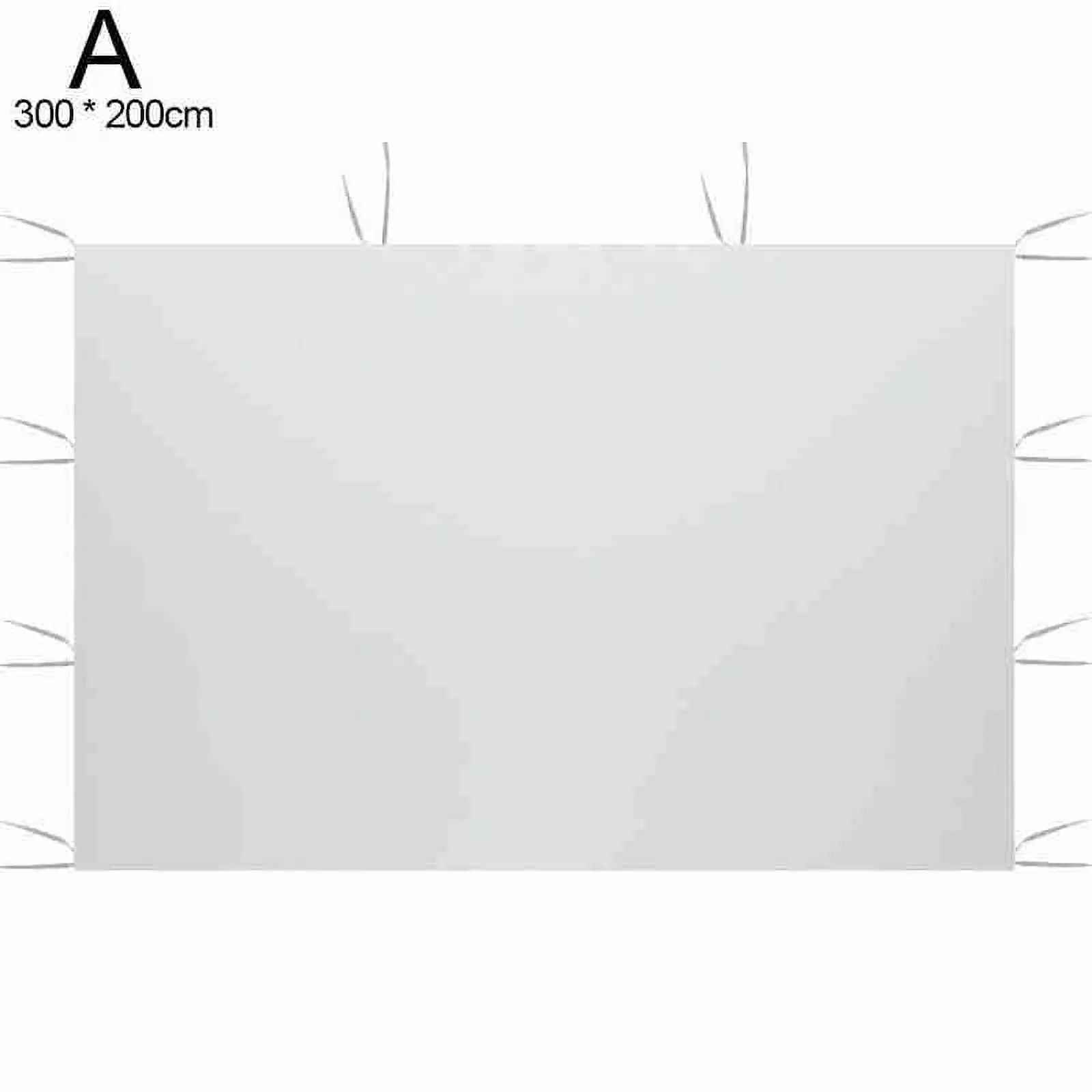 Rainproof Cloth Tent Tarpaulin Camping Tent Garden Canvas Outdoor Awning Sunshade Cloth J3N0