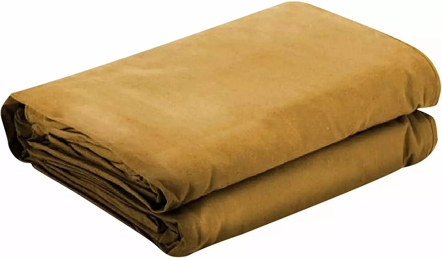 Tarps Now Tan Canvas Tarps 18Mil Heavy Duty Waterproof Tarp Brass Grommets 5x7 Feet 10