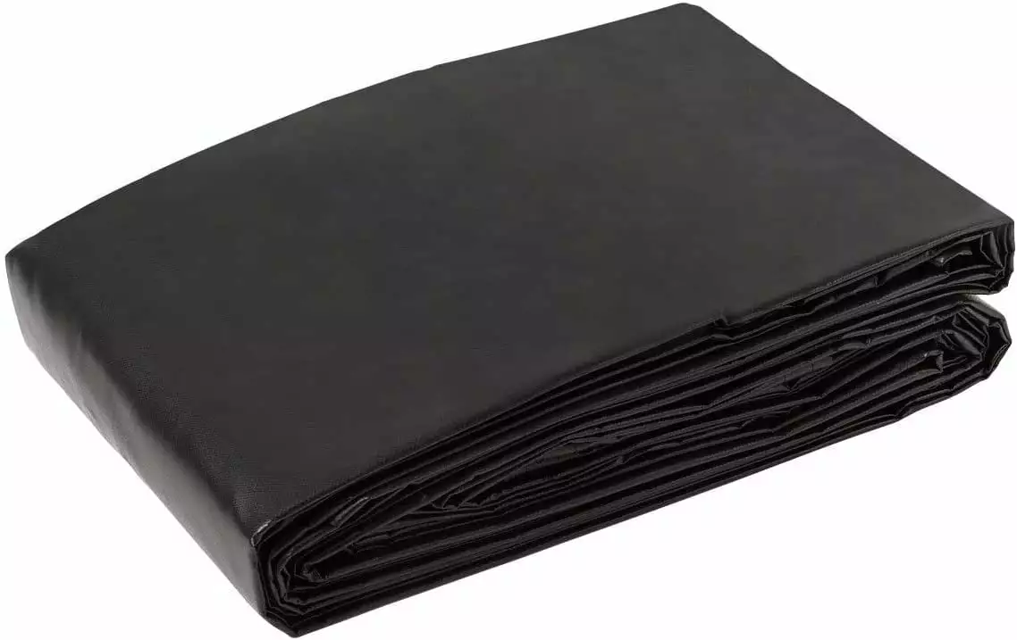Tarps Now Waterproof Vinyl Tarp 5x5 Heavy Duty Black Tarps Cover 10