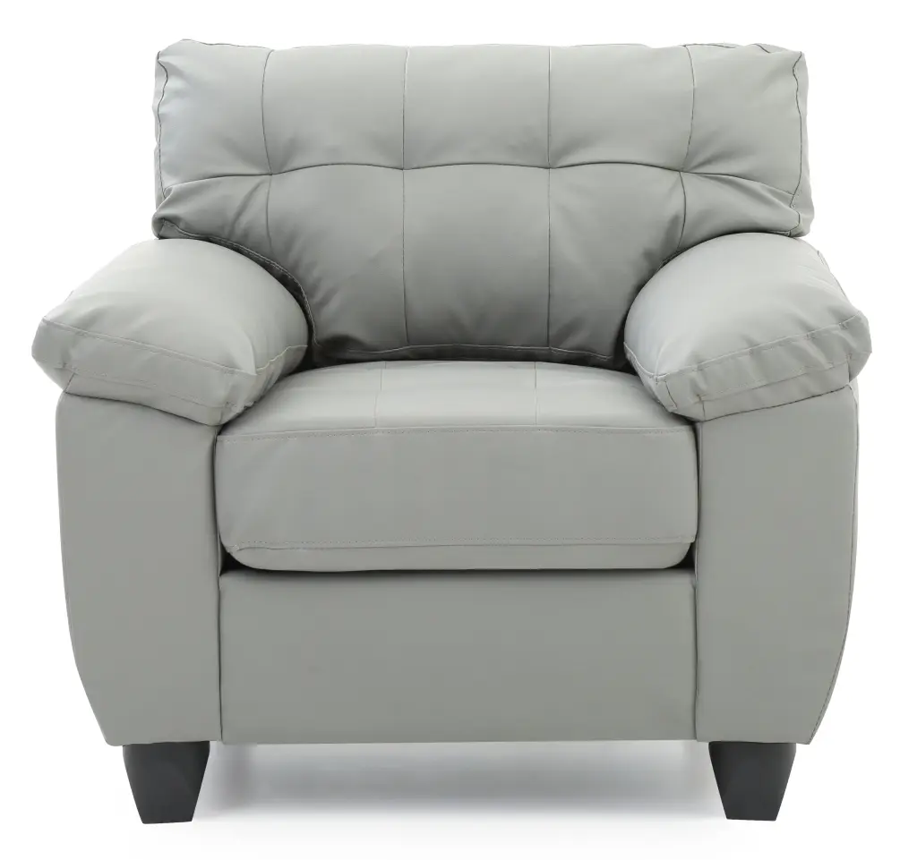 Gallant G912A C Chair, Gray Foam PU, Comfortable Seating glory furniture
