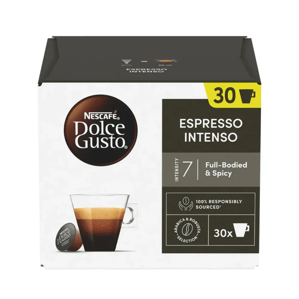 Dolce Gusto Espresso Intenso 30 uds | BPA-Free & Dishwasher Safe