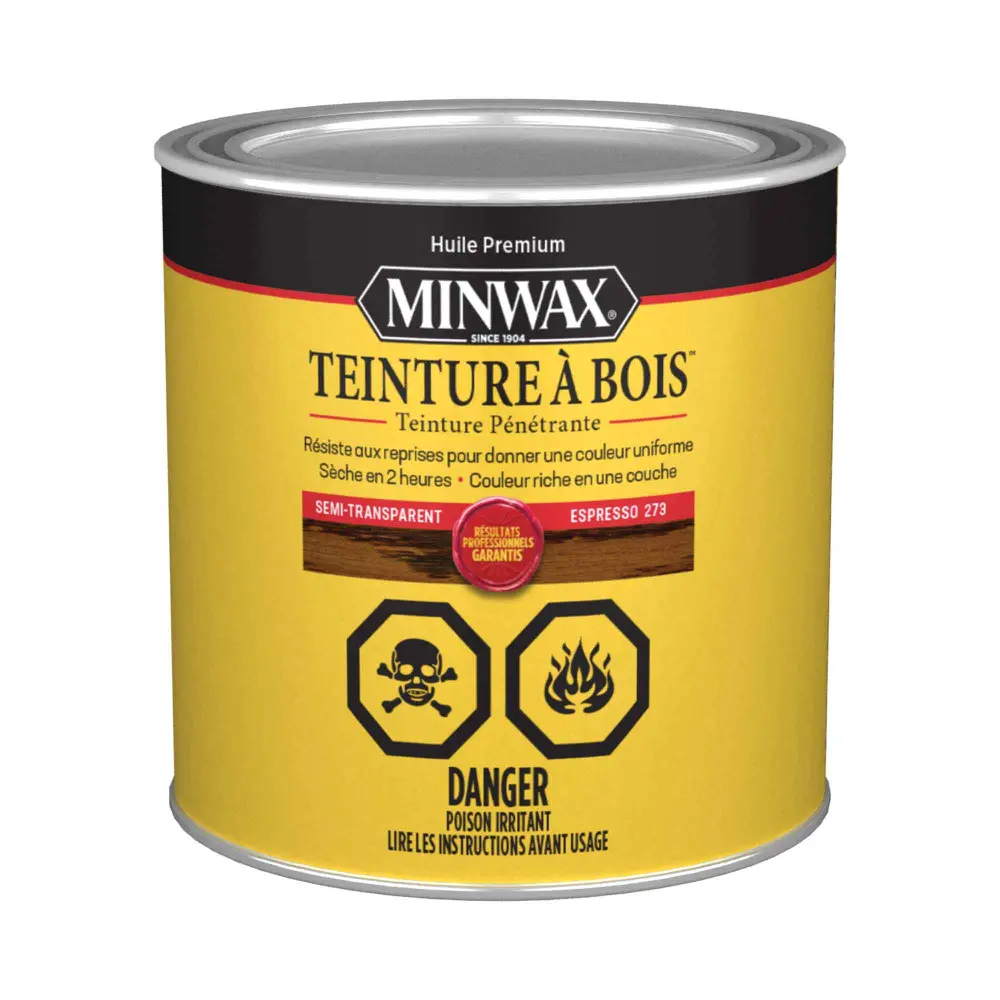 Minwax Wood Finish Semi-Transparent Espresso, 236 ml
