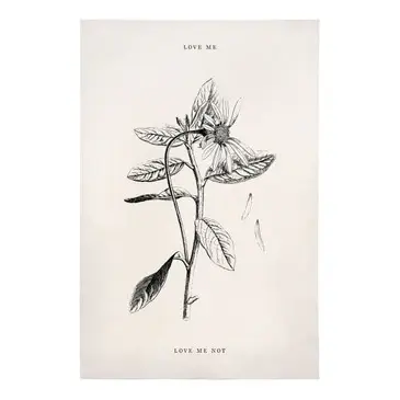 Heavy Duty Love Me Pure Flax Tea Towel