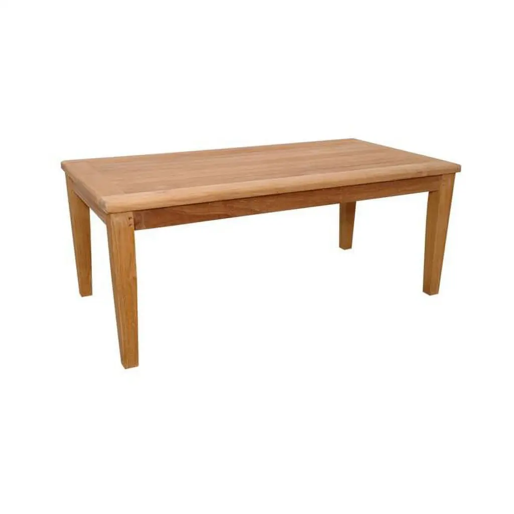 Anderson Teak Brianna Rectangular Teak Coffee Table Natural Finish