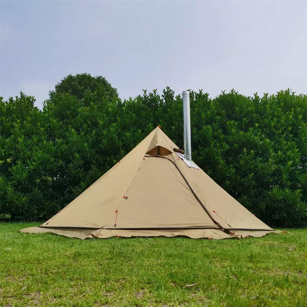 10.5' x 5.2' Tent Stove Jack Camping and Backpacking