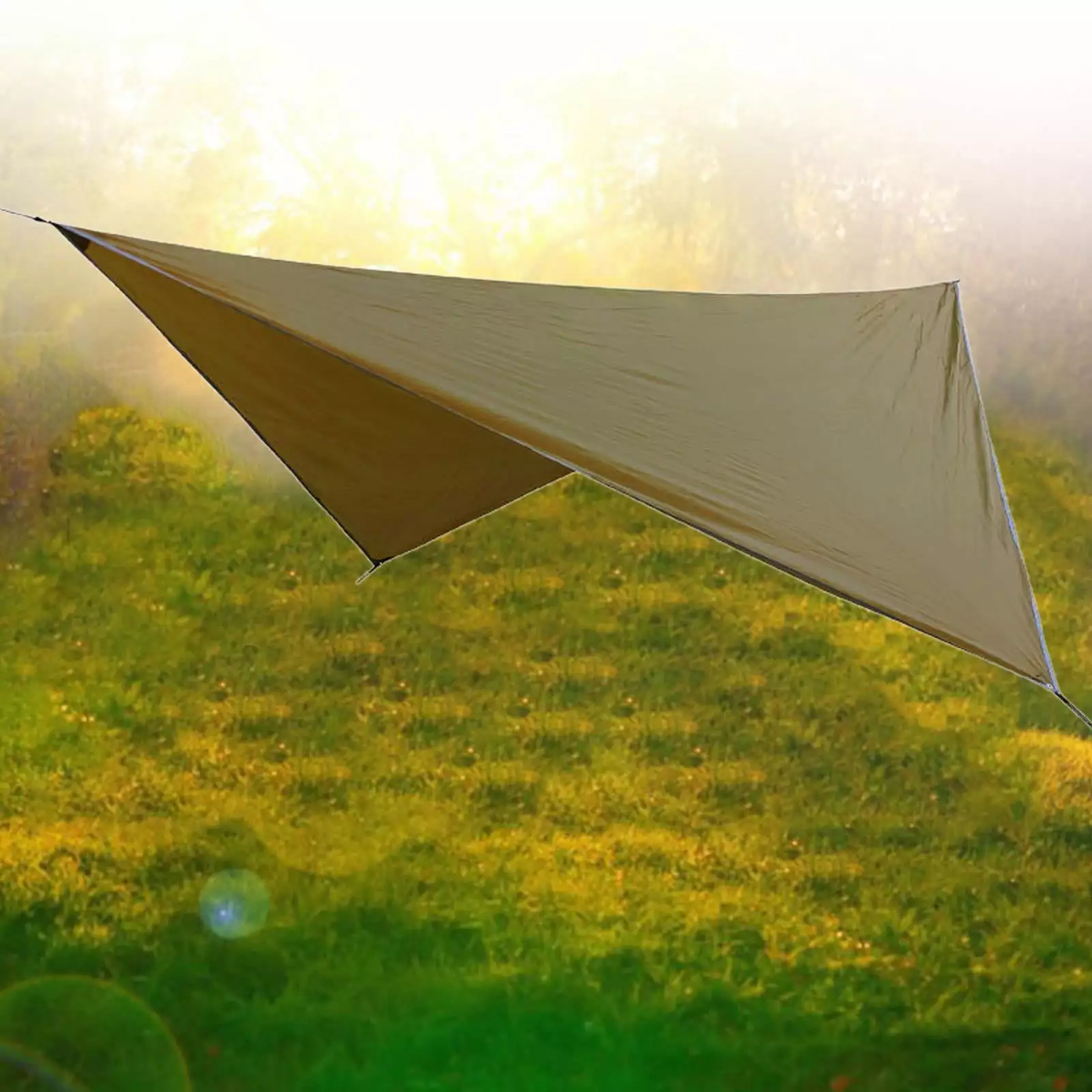 Lightweight Waterproof Camping Tarp Hammock Rain Fly Tent Tarp Camping Hiking Outdoor Sun Shelter B
