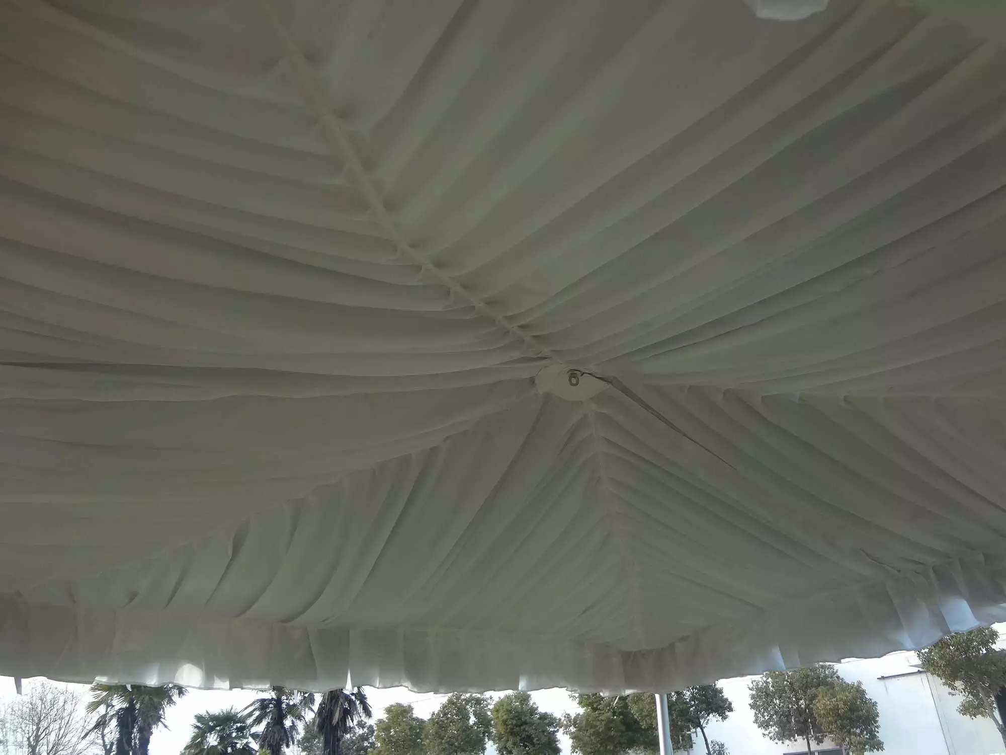 20x20 White West Coast Tent Draping Liner Elegant Drapery Party Event Wedding For
