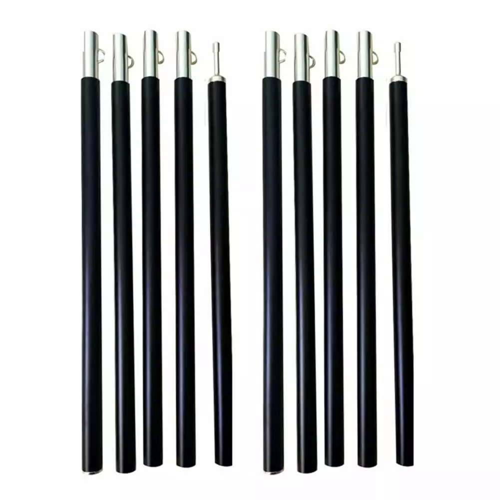 2pcs Aluminum Alloy Camping Tent Poles Beach Canopy 1.9m/6.2ft