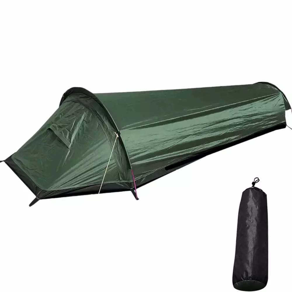 Aibecy Lightweight One Person Camping Tent Sleeping Bag Backpacking
