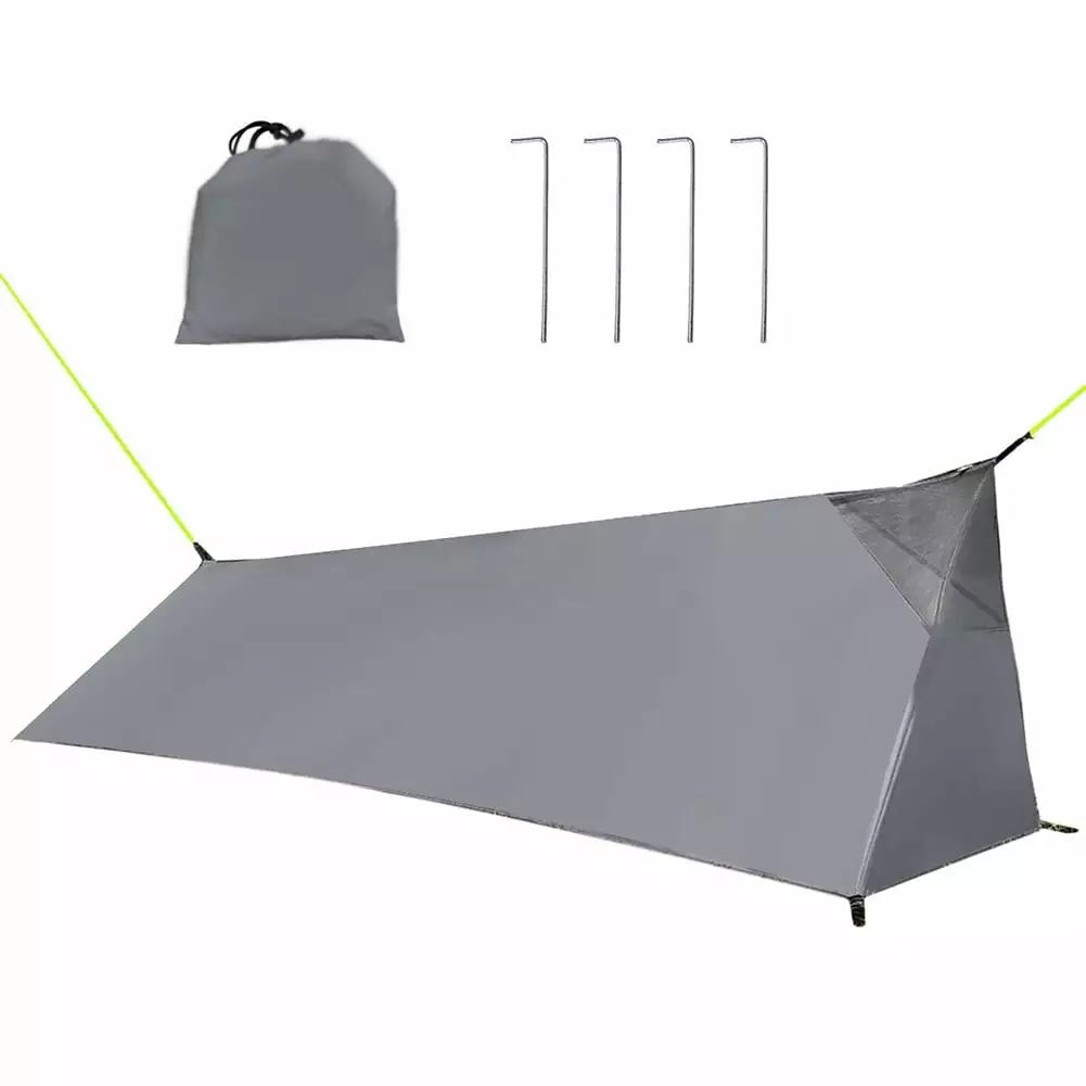 ALSLIAO Ultralight Outdoor Camping Tent Summer 1 Person Mesh Inner Vents Net Solo Adventures