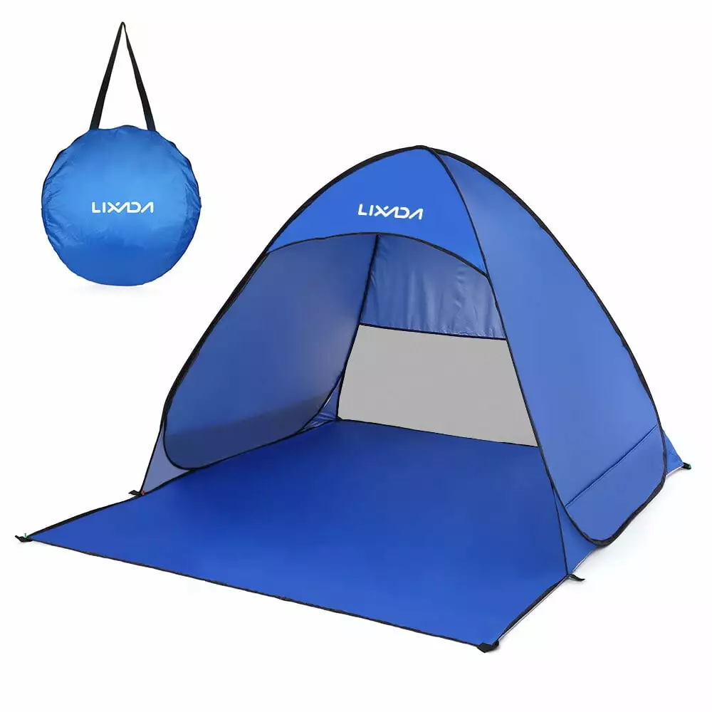 Beach Tent Cabana Sun Shelter Pop Up UV Protection Tent Outdoor Activities S