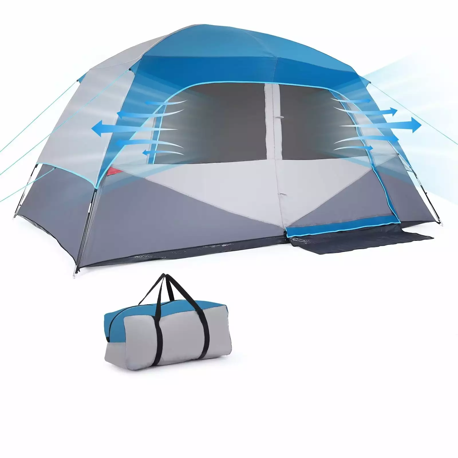 Easy Set Up Camping Tent 4 or 6 Person Outdoor Music Festivals and Hiking