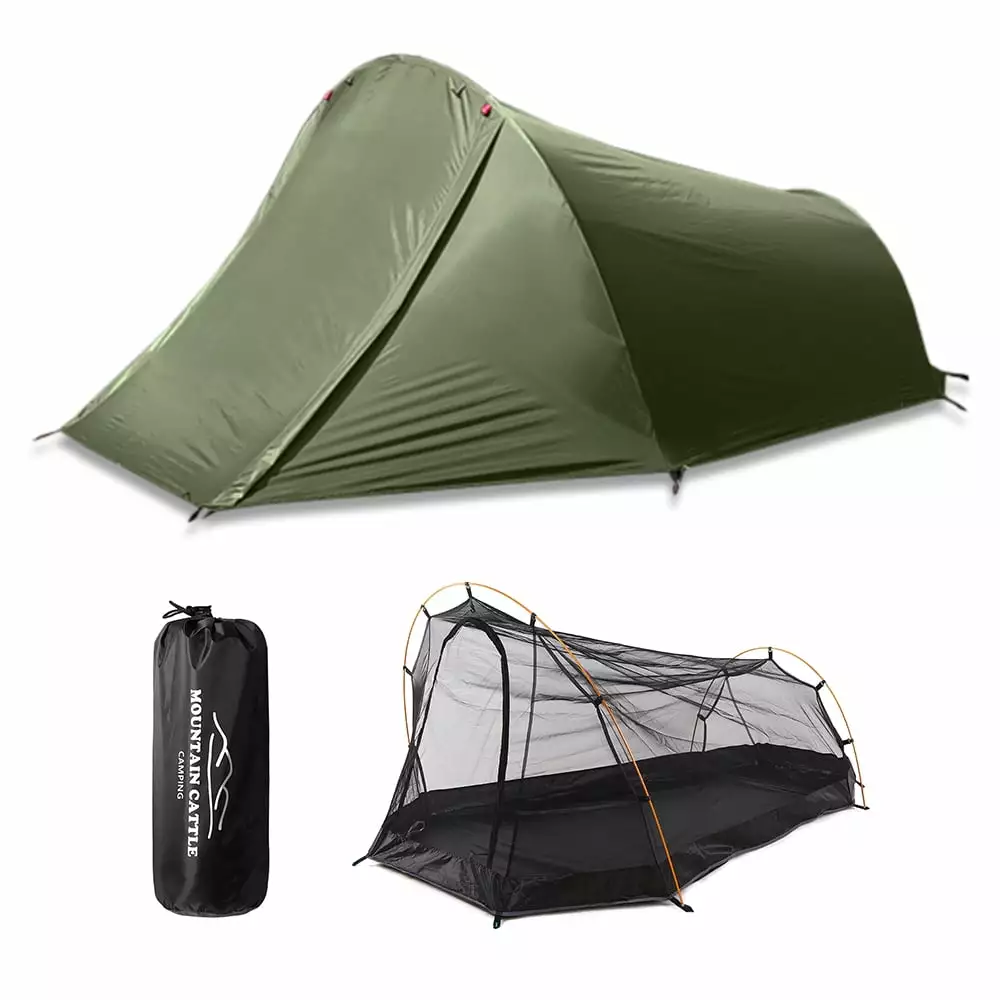 Htovila 2 Person Outdoor QISUO Tent Portable Tent Camping