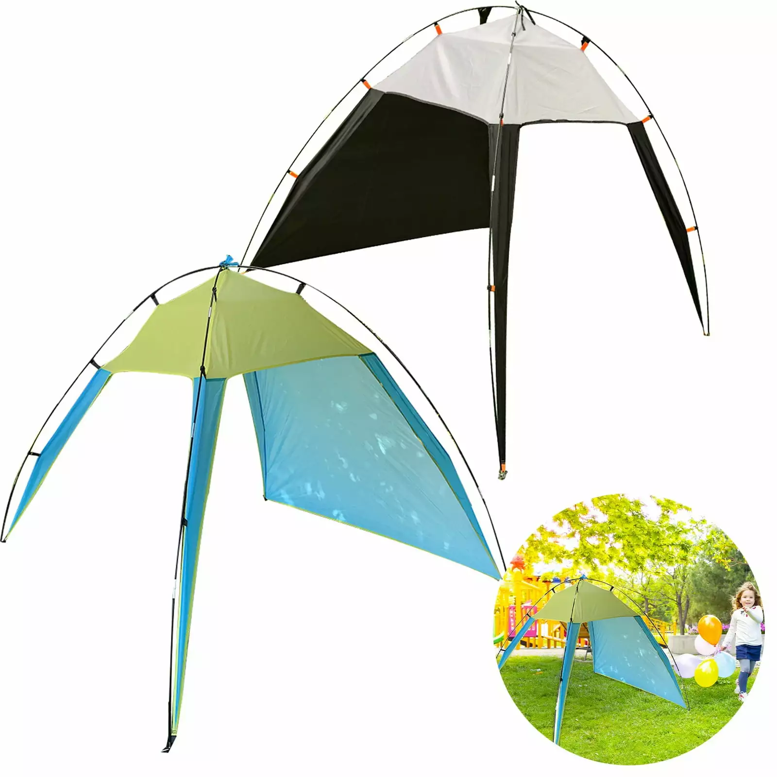 MOMKER Camping & Hiking Multifunctional Camping Tent Portable Tearproof Canopy Beach Tent Outdoor Canopy One