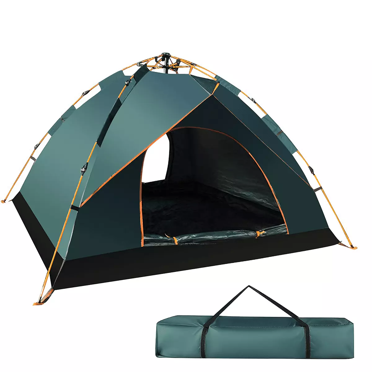 3-4 Person Automatic Pop Up Tent Portable Instant Camping Gear Rainproof Carry Bag 78